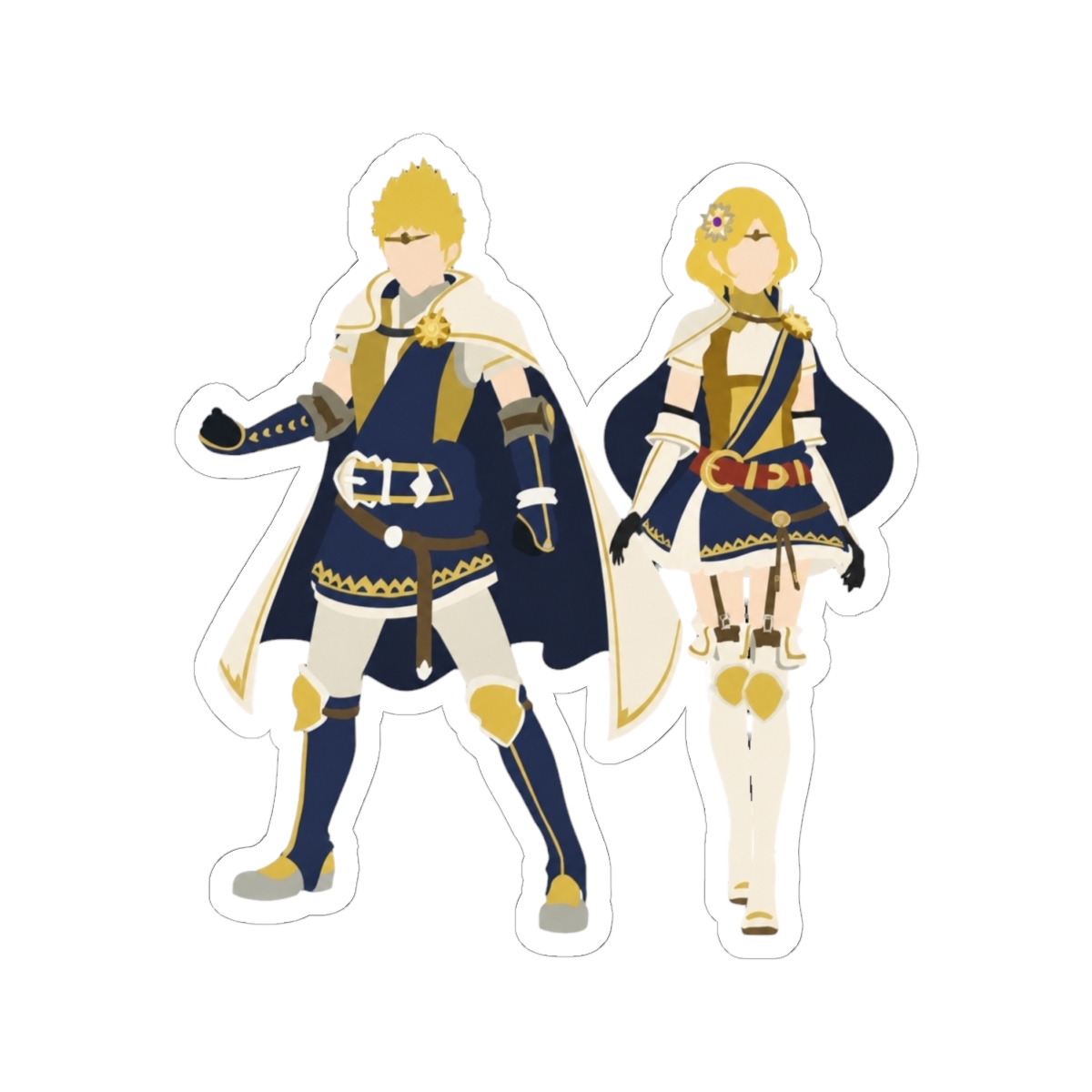 Minimalist Fire Emblem Warriors Sticker - alternate angle 1, merchandise