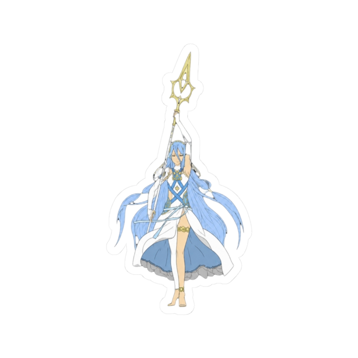 Fire Emblem Aqua (CLEAN) Sticker - alternate angle 3, merchandise