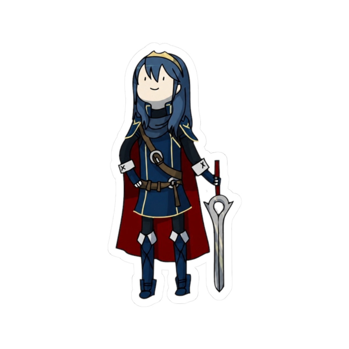 Fire Emblem Awakening Lucina Sticker - alternate angle 3, merchandise