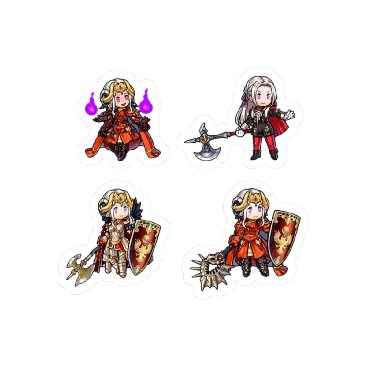 Fire Emblem Three Houses Heroes Edelgard Sprites - alternate angle 3, merchandise