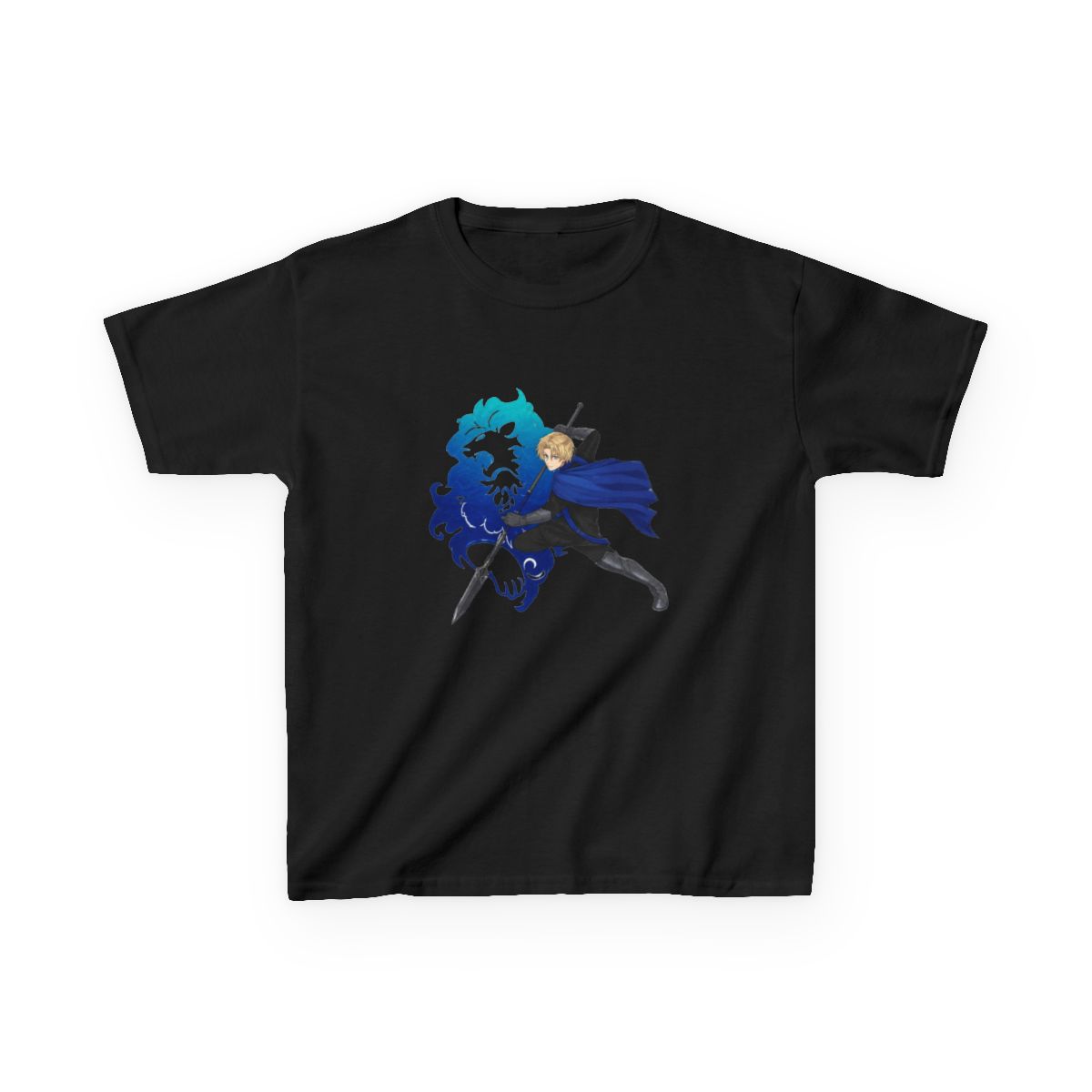 Dimitri Fire Emblem Kids T-Shirt - alternate angle 2, merchandise
