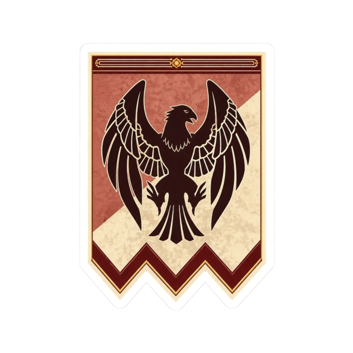 Fire Emblem 3 Houses: Black Eagles Banner Sticker - Sticker Graphic - Waterproof - Fade Resistant Die Cut - alternate angle 3, merchandise
